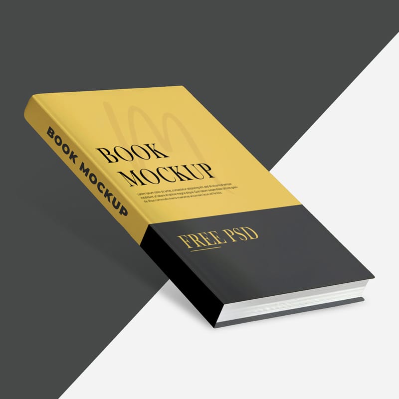 Realistic High-Quality Book Mockup PSD