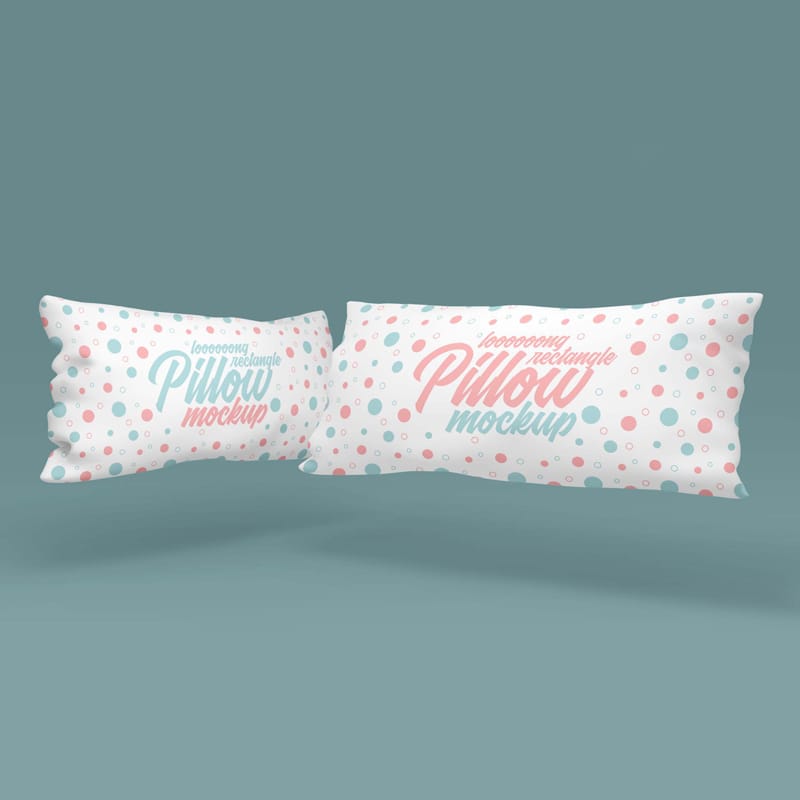 Rectangular Pillow Mockup PSD