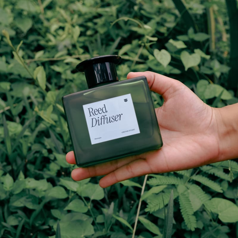 Reed Diffuser Bottle Mockup PSD
