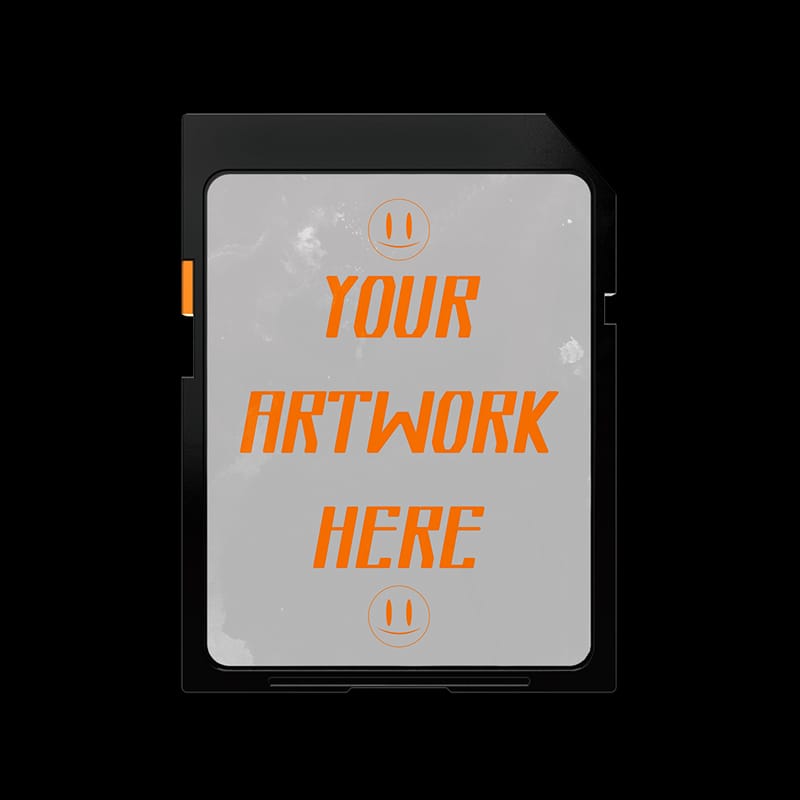 SD Card Mockup Template PSD