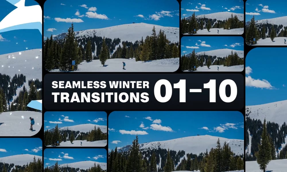 Seamless Winter Transitions for DaVinci Resolve