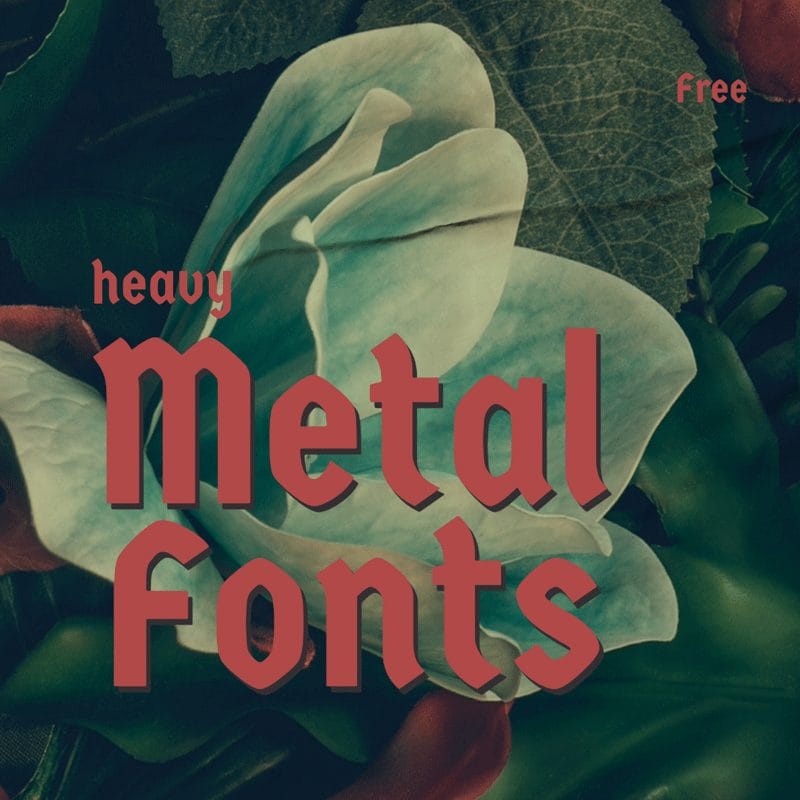 Top Heavy Metal Fonts