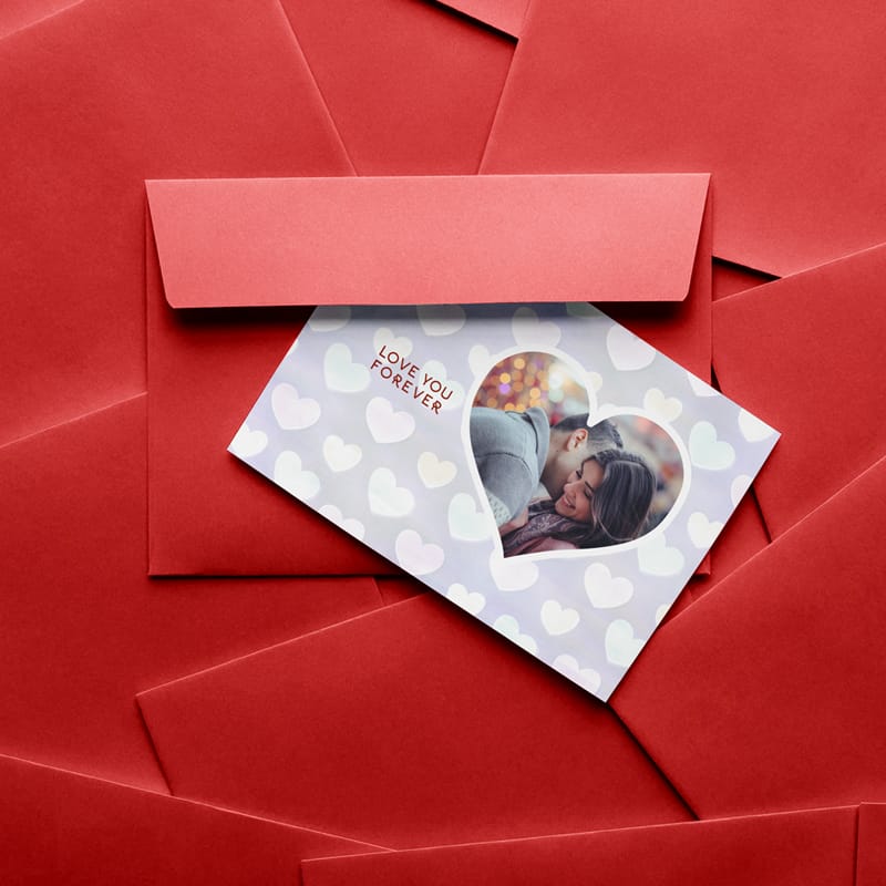 Valentine’s Day Card 2025 Mockup PSD