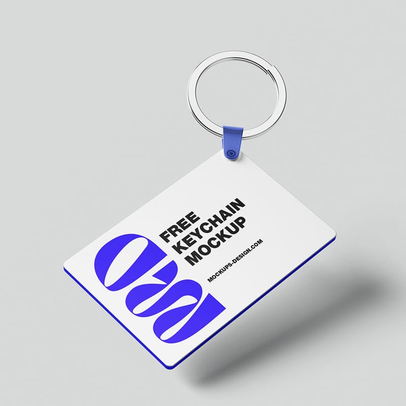Versatile Keychain Mockup PSD