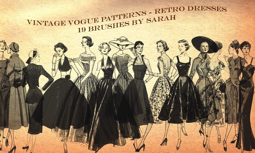 Vintage Vogue Brushes