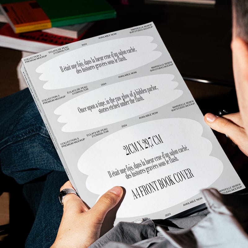 Closed Book Mockup PSD