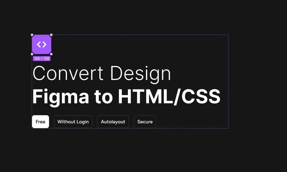 Convert Figma Design to HTML/CSS