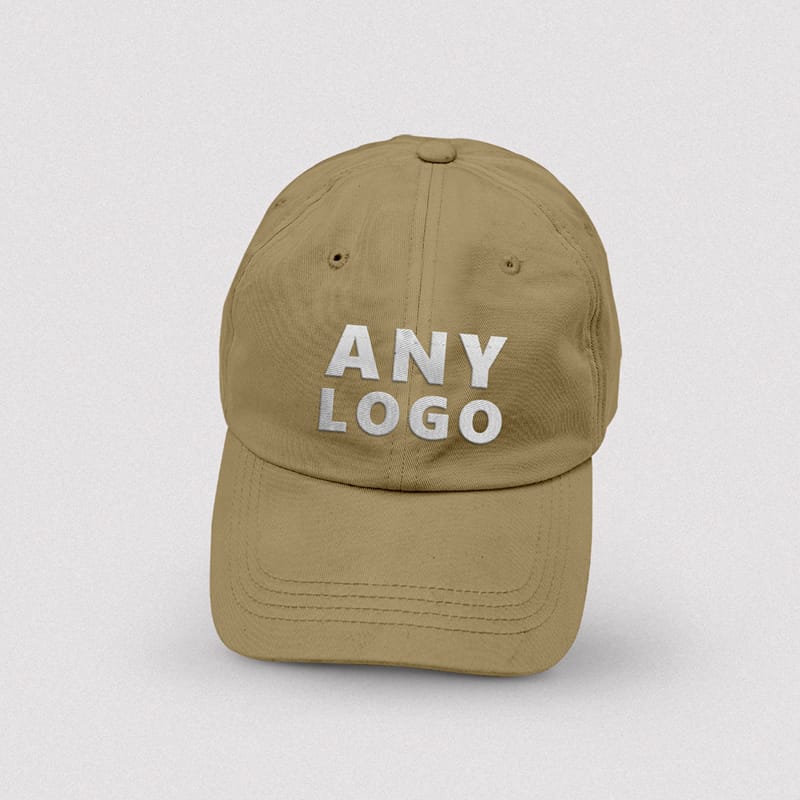 Embossed Cap Logo Mockup PSD