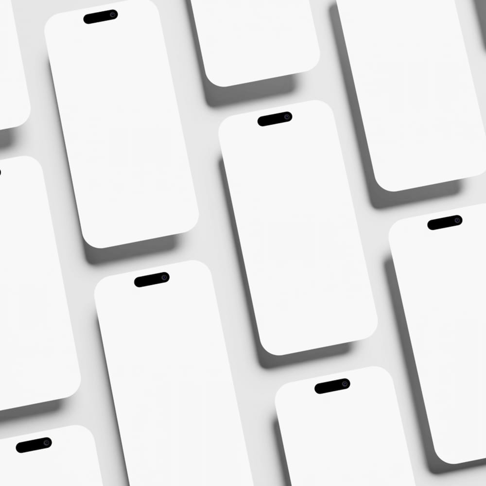 Free App UI Mockup with Variant Background PSD