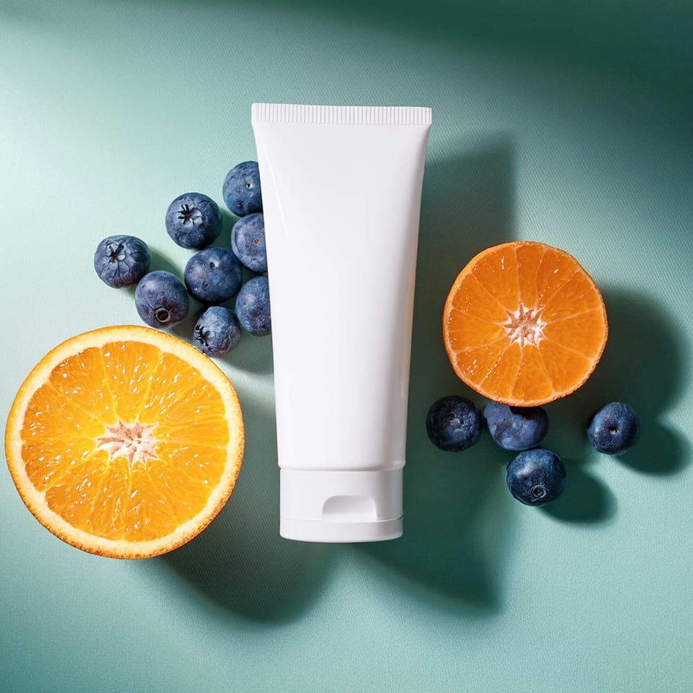 Free Fruit Tube Cosmetic Mockup PSD