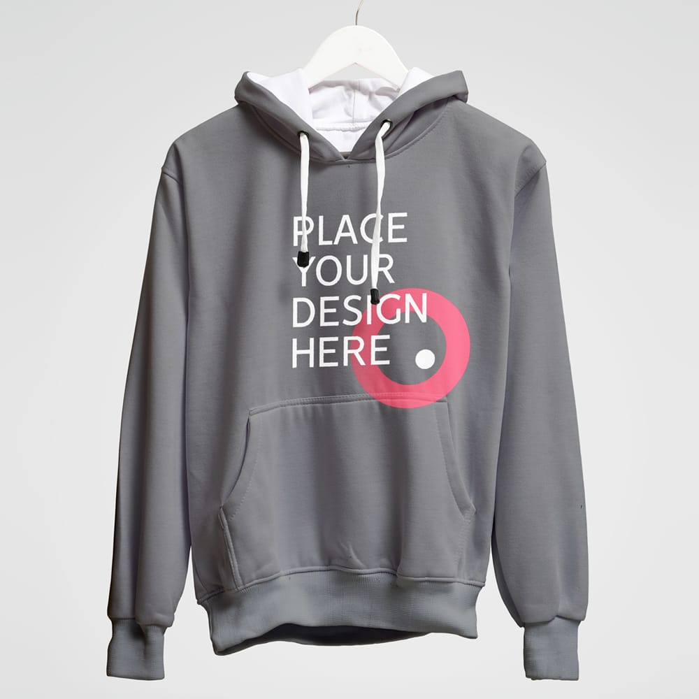 Free Hoodie on Hanger Mockup PSD