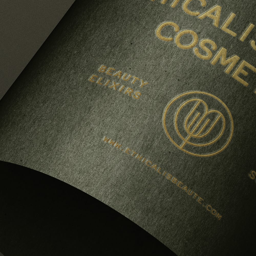 Free Logo Design On Rolled Paper Mockup PSD