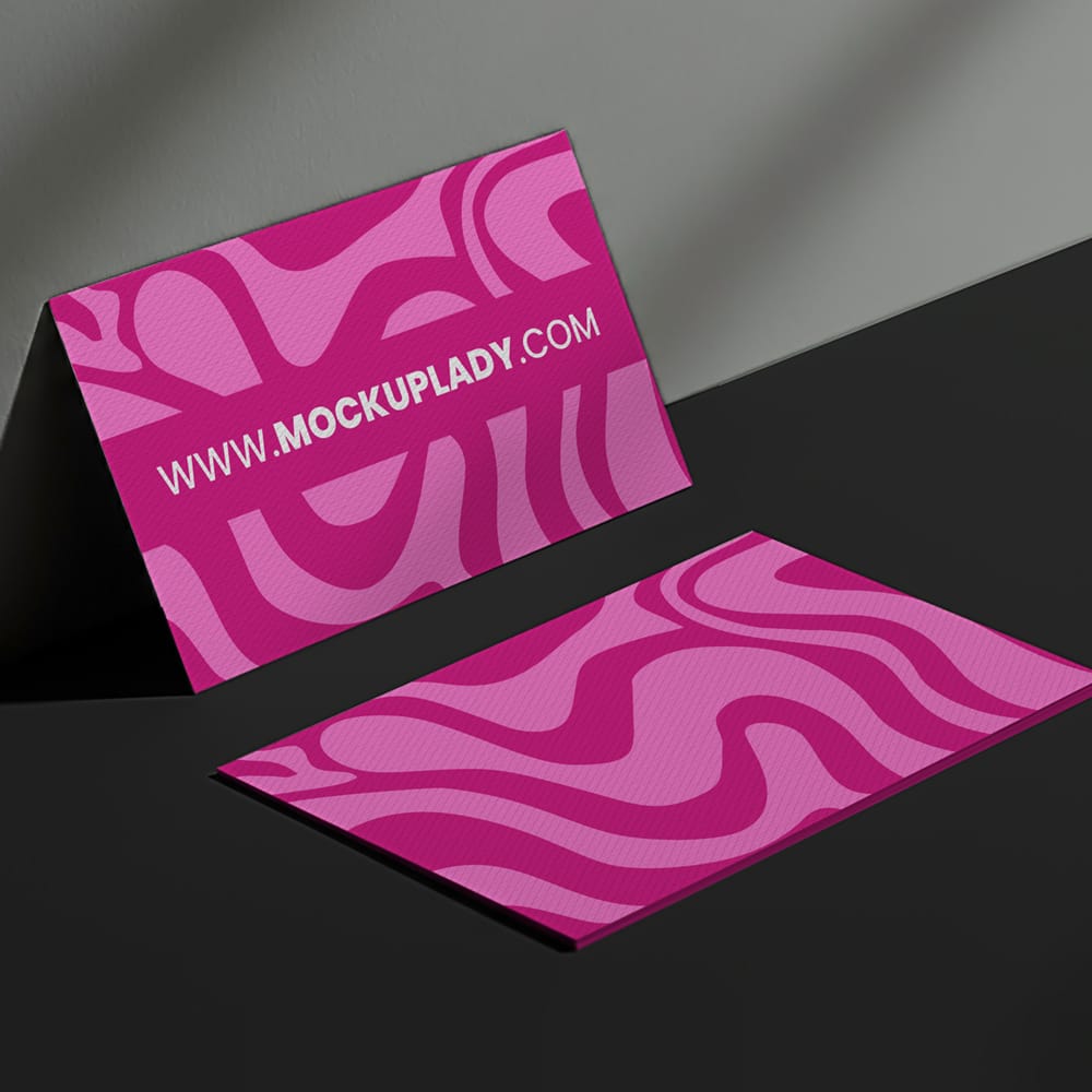 Free Minimalist Business Card Mockup PSD