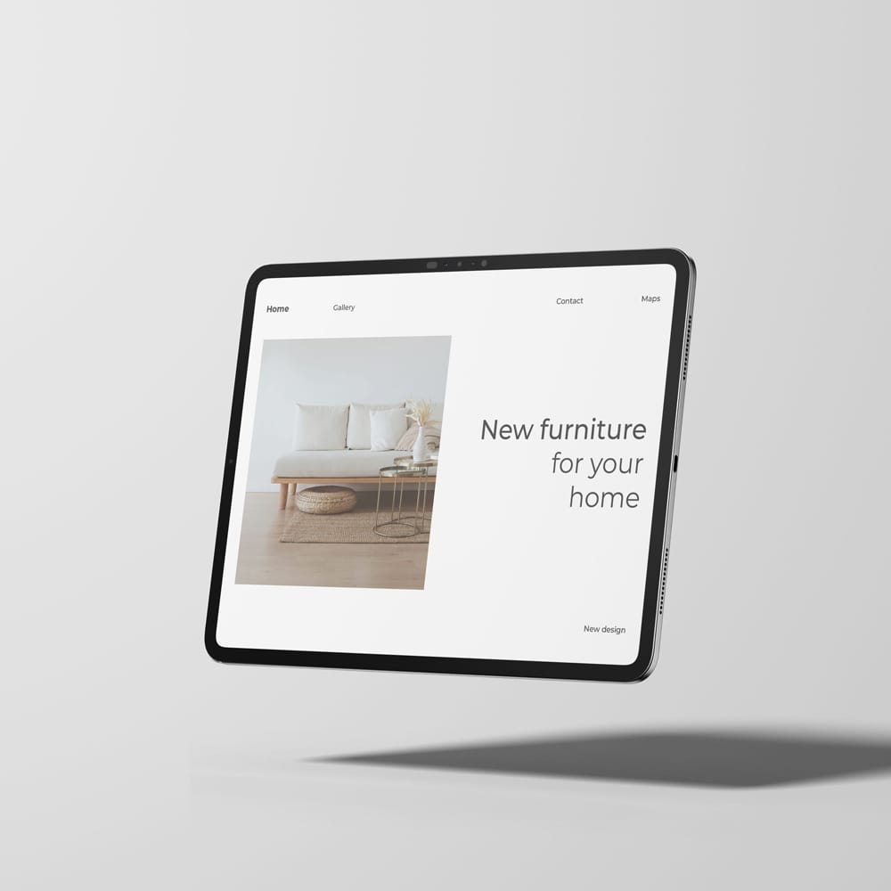 Free Photorealistic iPad Pro Mockup Design PSD