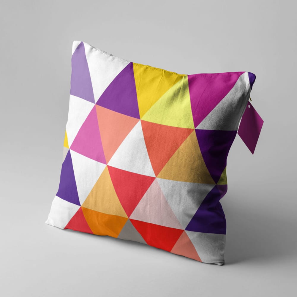 Free Printed Pillow Artwork Design Mockup PSD