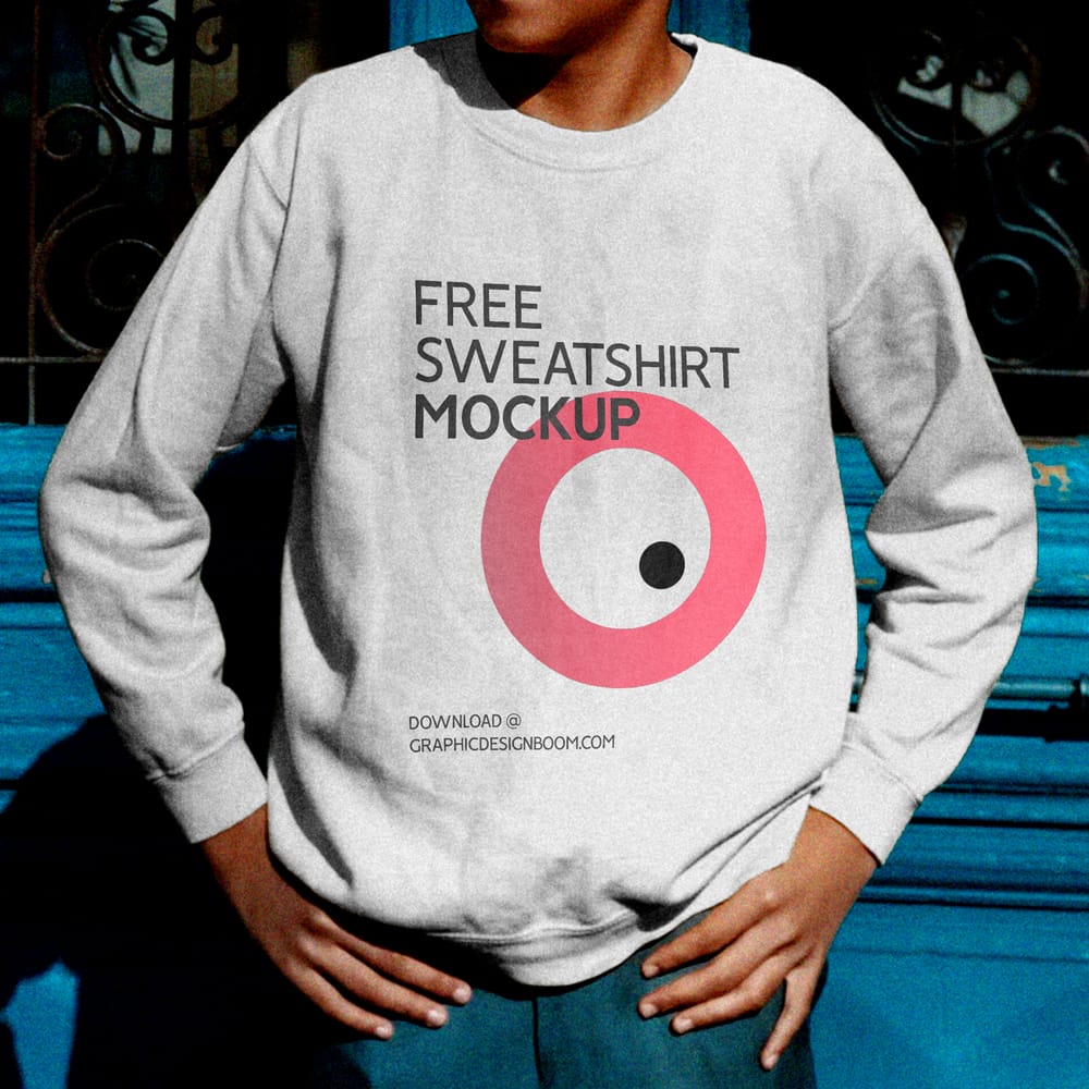 Free Sweatshirt Mockup Template PSD