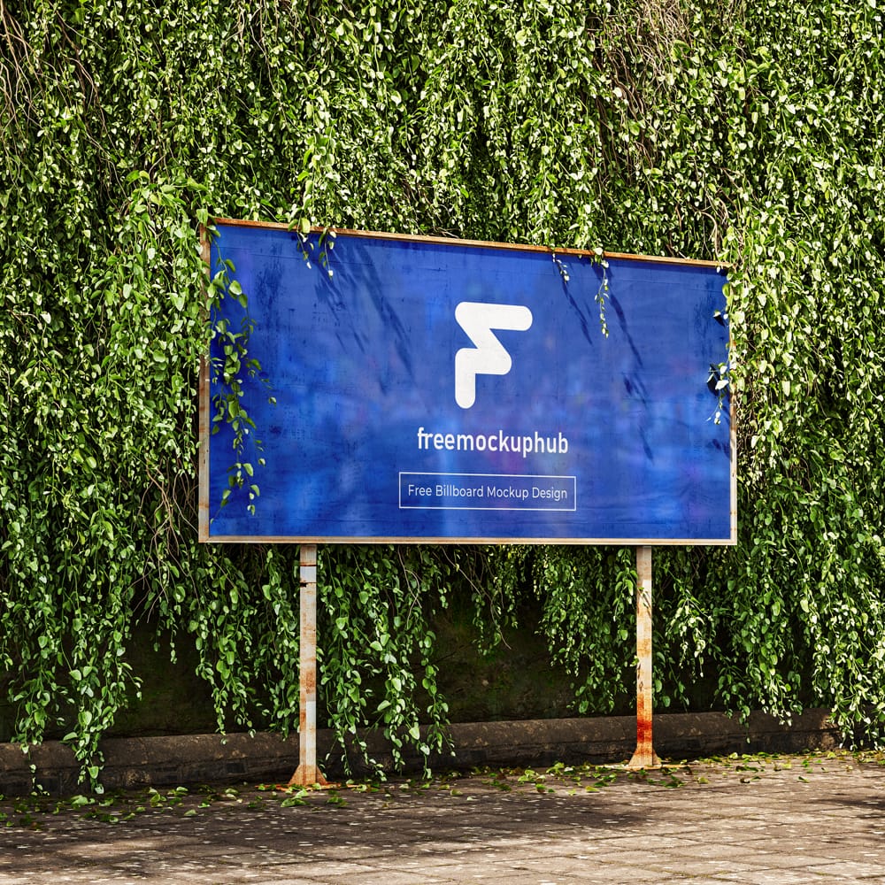 Free Urban Billboard Mockup for Branding PSD