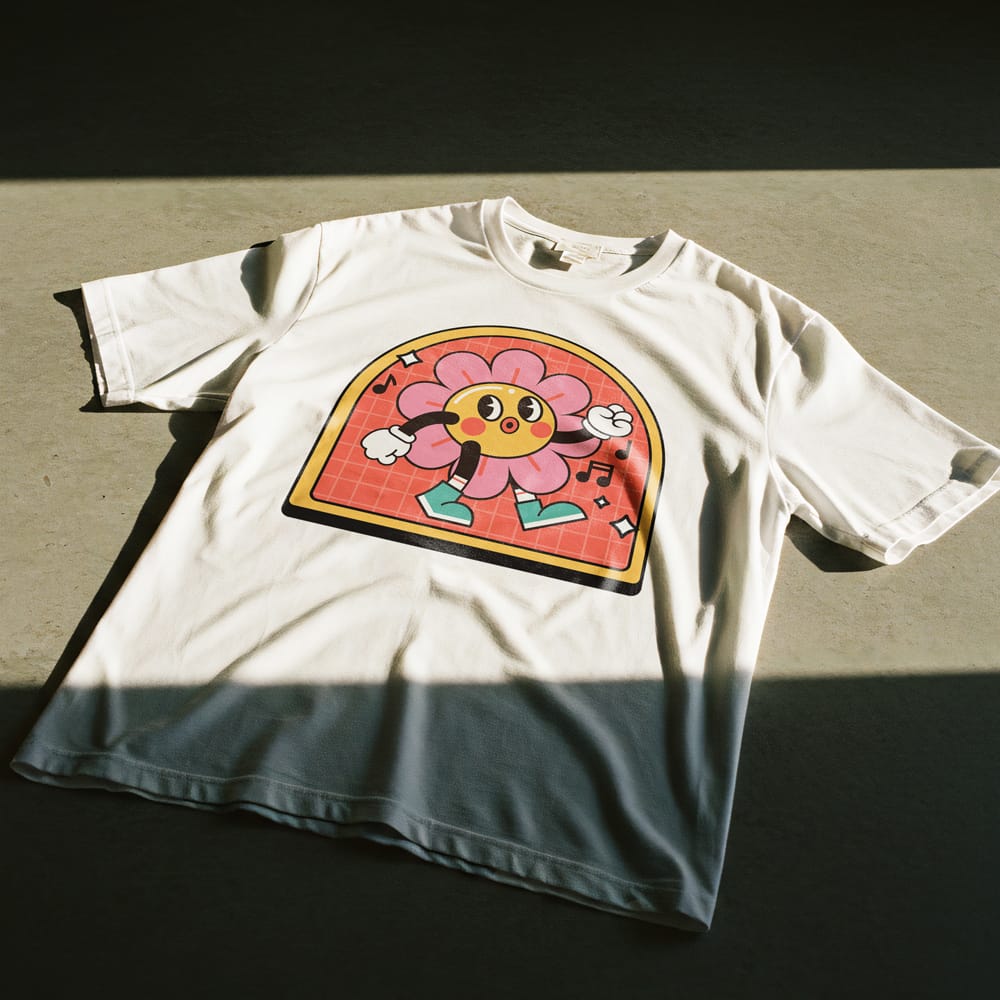 Free White T-shirt Mockup Design PSD