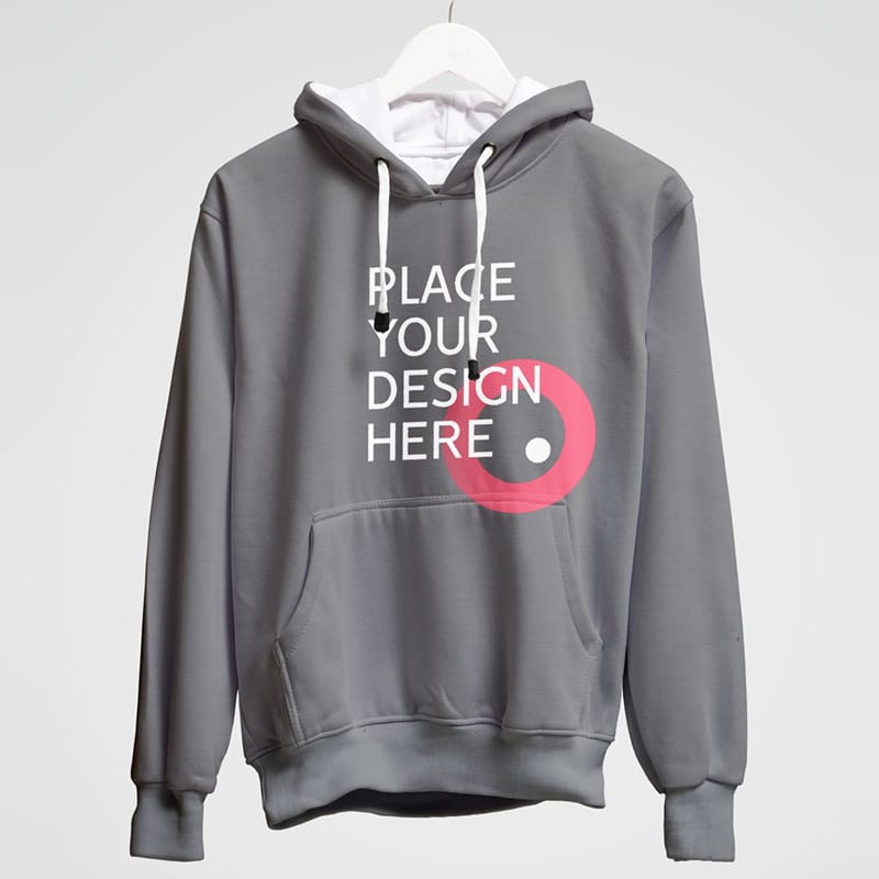 Hoodie on Hanger Mockup PSD