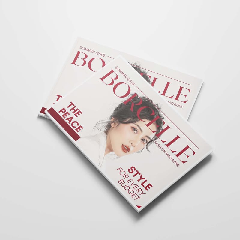 Landscape Magazine Mockups PSD