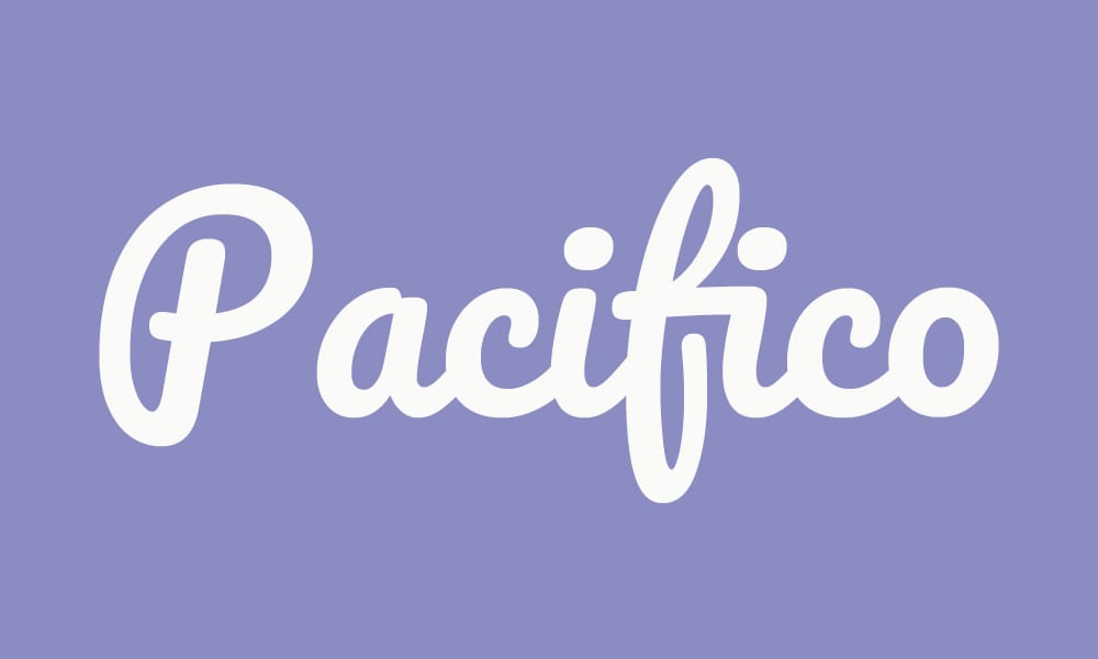  Pacifico Font