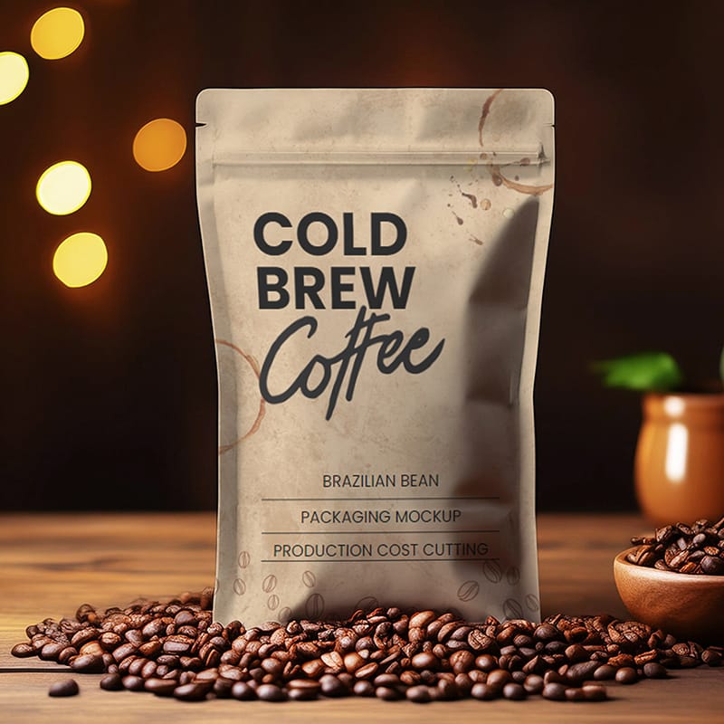 Packaging Coffee Mockup PSD