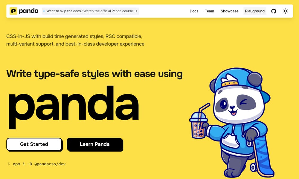 Panda CSS