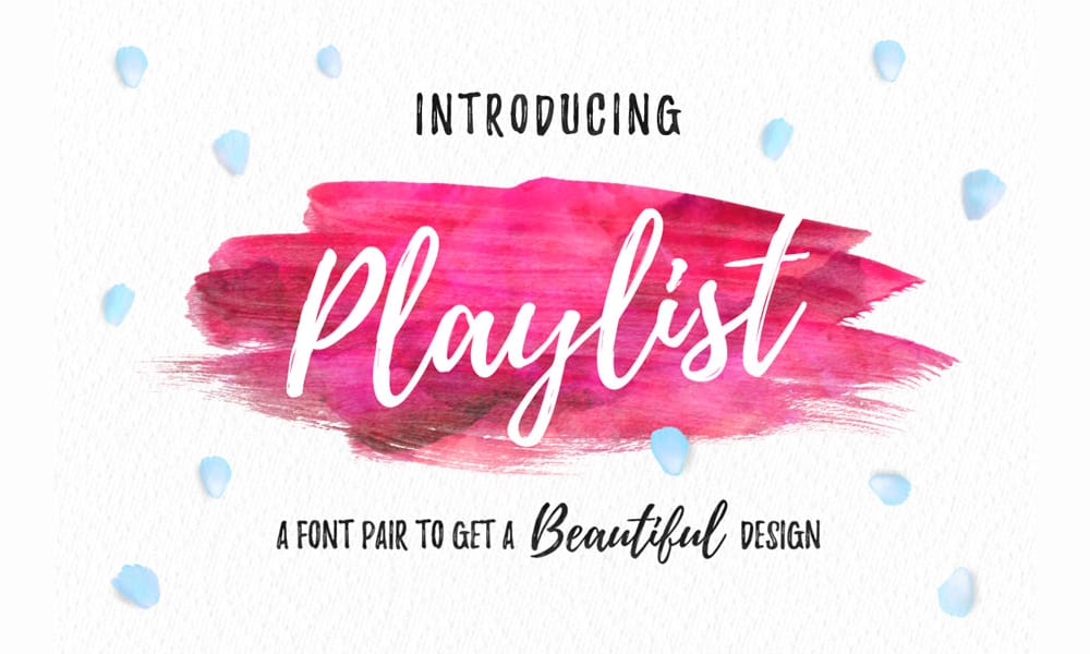 Playlist Font