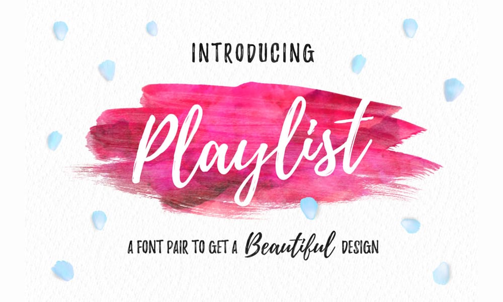 Playlist Font