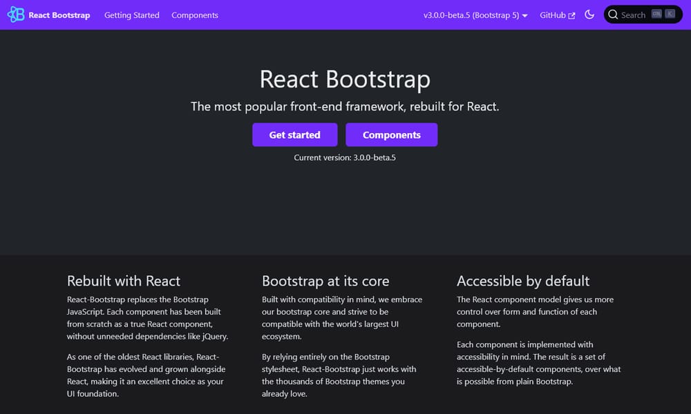React Bootstrap