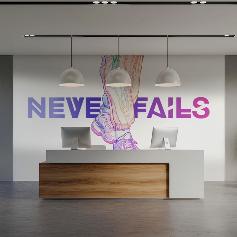 Reception Mockup PSD