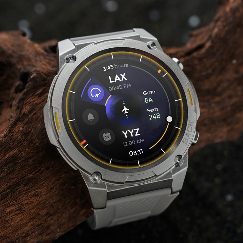 Round Android Smart Watch Mockup PSD