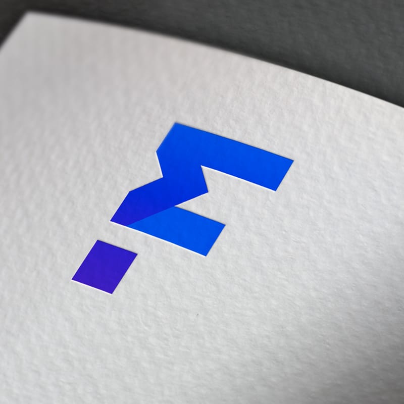 Round Paper Logo Mockup PSD