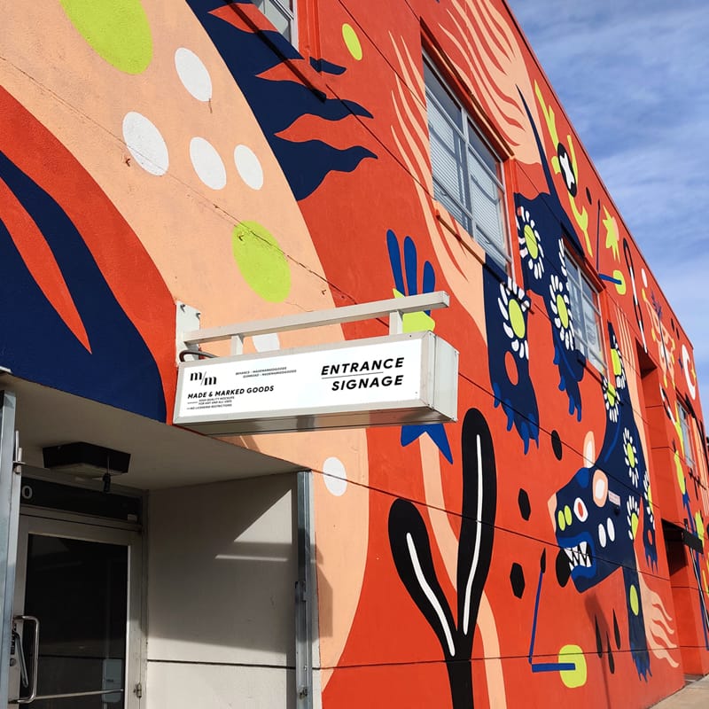 Signage Series Shop Sign Mockup PSD