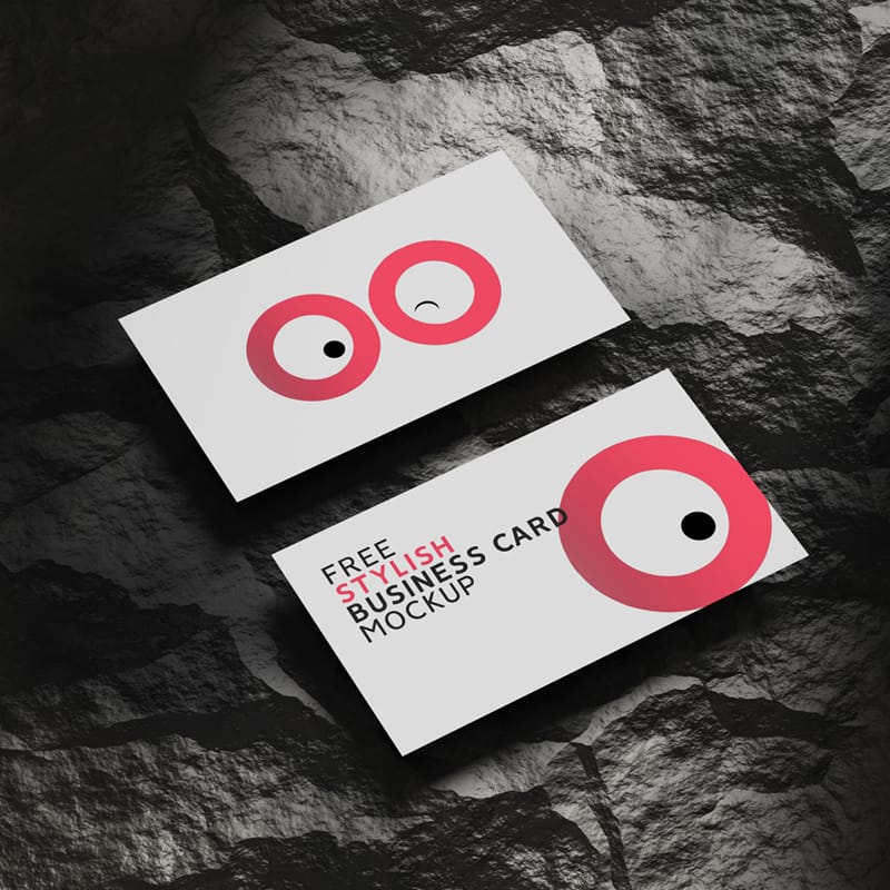 Stylish Business Card Mockup Template PSD