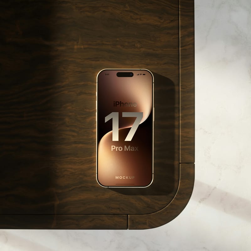 iPhone 17 Pro Max Mockup PSD
