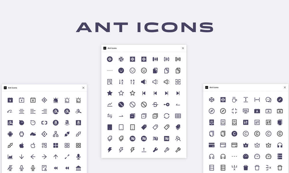 Ant Icons