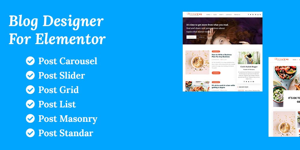 Blog Designer For Elementor