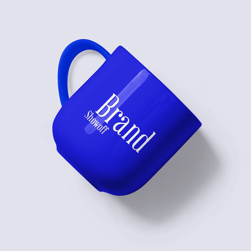 Brand Show Off Mug Mockup PSD