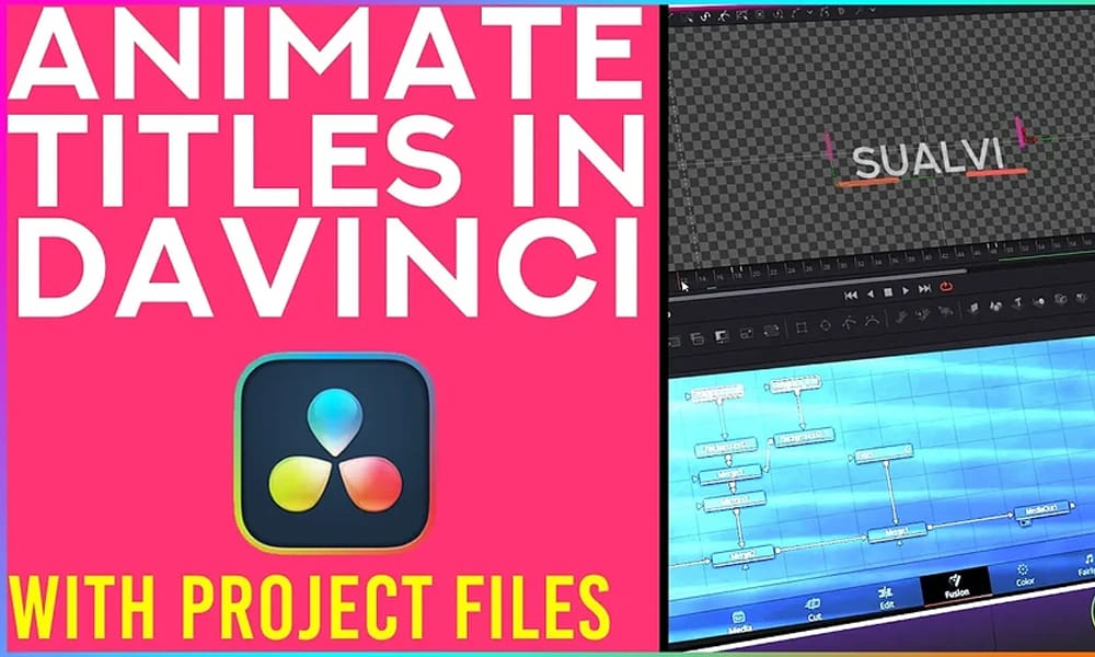 DaVinci Resolve Minimalist Animated Title 