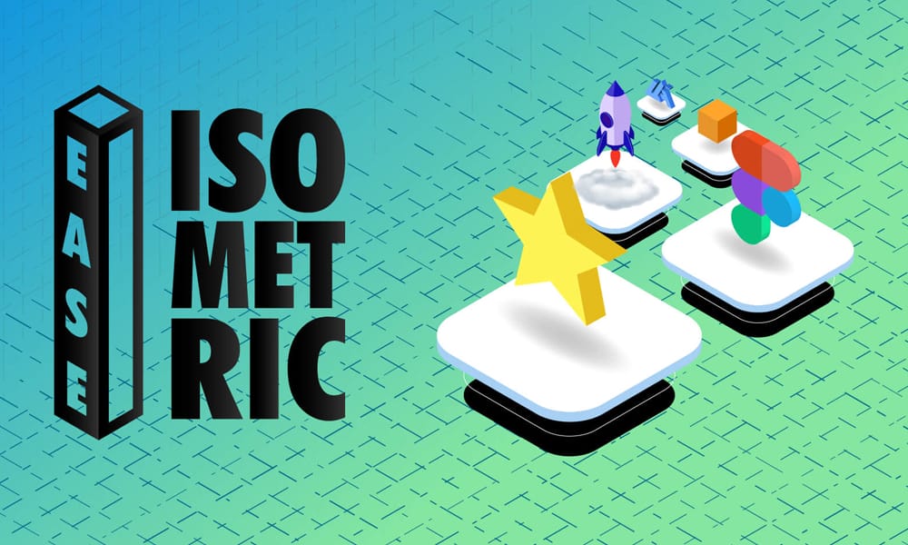 The simple UI of the Ease Isometric plugin, a streamlined tool for applying isometric perspectives in Figma with one click.