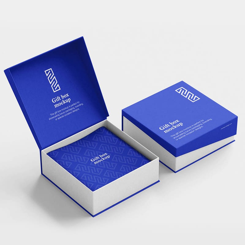 Elegant Jewelry Box Mockup PSD