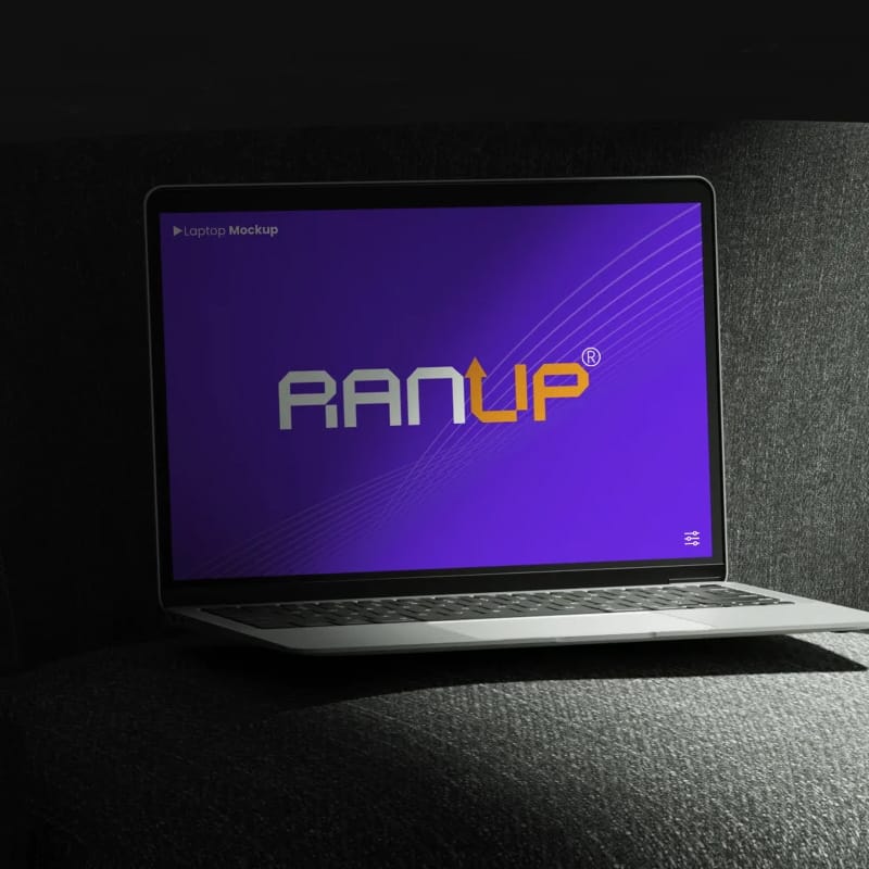 Elegant Laptop Mockup PSD