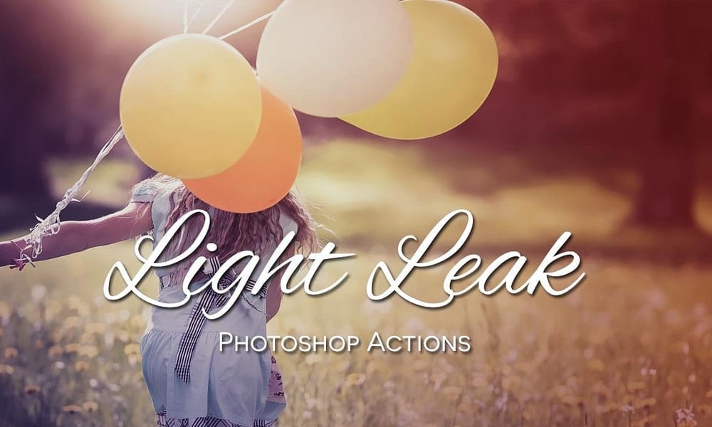 Free 25 Light Leaks Photoshop Actions