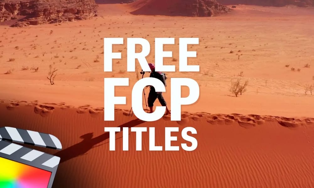 Free Animated Texts for Final Cut Pro