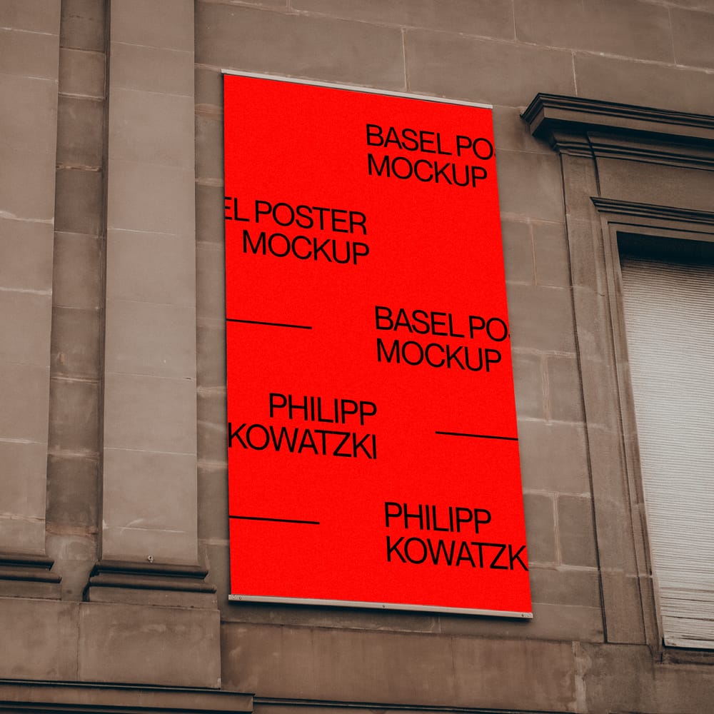 Free Basel Billboard Poster Mockup PSD