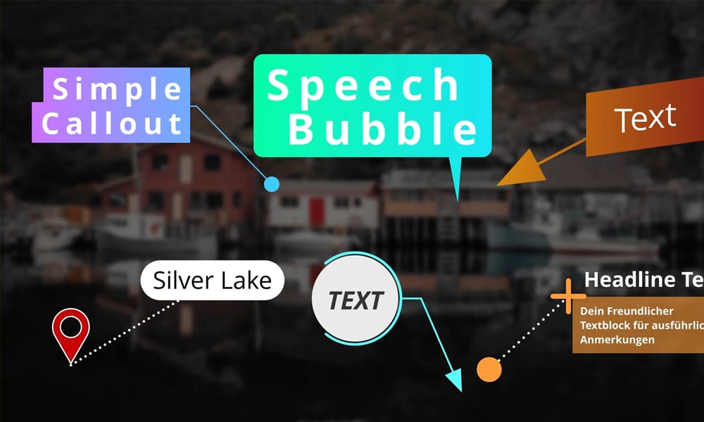 Free Call Out Title Pack DaVinci Resolve