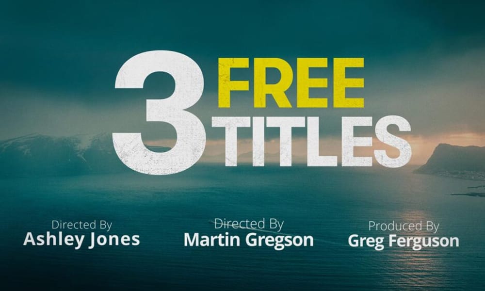 Free Cinematic Titles for DaVinci Resolve