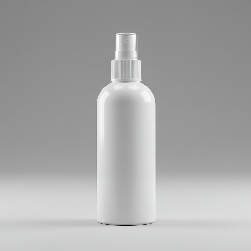 Free Cosmetic Spray Bottle Mockup PSD