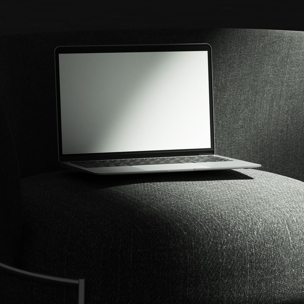 Free Elegant Laptop Mockup PSD